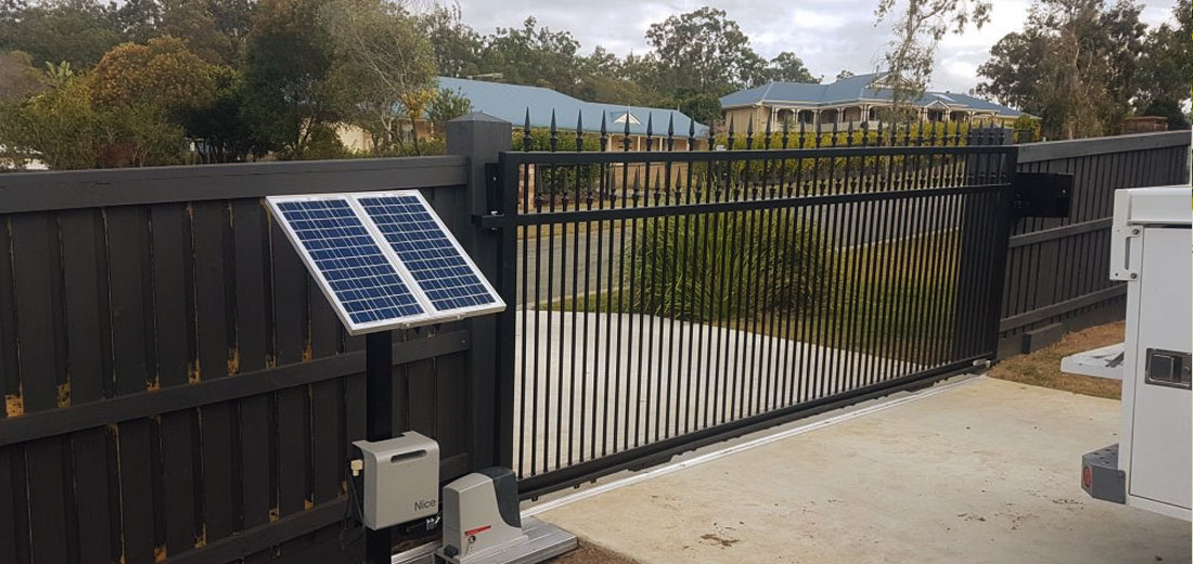 Sliding Gates Using Solar 